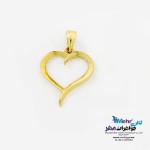 آویز طلا - طرح قلب