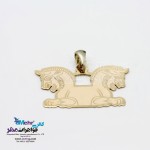 آویز طلا - طرح شیر بالدار