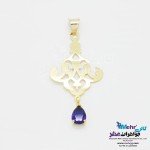 آویز طلا - طرح اسلیمی