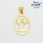 آویز طلا - طرح درخت نخل