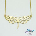 گردنبند طلا - طرح سنجاقک