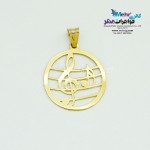 آویز طلا - طرح نت موسیقی