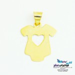 آویز طلا - طرح لباس بادی