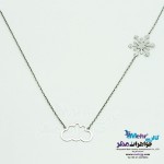 گردنبند طلا - طرح ابر و برف
