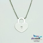 گردنبند طلا - طرح قفل قلب