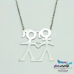 گردنبند طلا - طرح عاشقانه