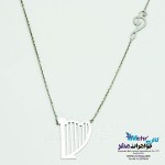 گردنبند طلا - طرح چنگ و نت موسیقی