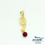 آویز طلا - طرح حلزون