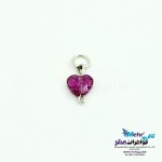 آویز طلا - سنگ سواروسکی قلب