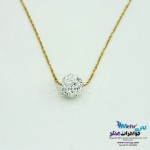 گردنبند طلا - طرح سواروسکی