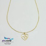 گردنبند طلا - طرح قلب