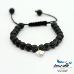 دستبند طلا و سنگ - سواروسکی قلب