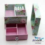 جعبه جواهرات - طرح گل‌های شکفته