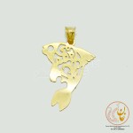 آویز طلا - طرح ماهی