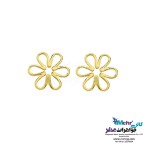 گوشواره طلا - طرح گل یاسمن