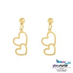 گوشواره طلا - طرح قلب