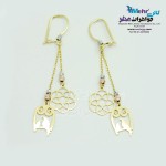گوشواره طلا - طرح اسلیمی