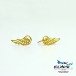 گوشواره طلا - طرح بال عقاب