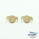 گوشواره طلا - طرح دخترک خوشحال