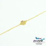 دستبند طلا - طرح شبدر چهار برگ
