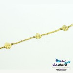دستبند طلا - طرح برگ