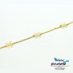 دستبند طلا - طرح پروانه
