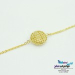 دستبند طلا - طرح دایرهی توری