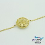 دستبند طلا - طرح دایرهی توری