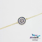 دستبند طلا - طرح چشمنظر