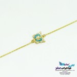 دستبند طلا - طرح پروانه