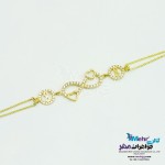 دستبند طلا - طرح بینهایت