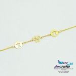 دستبند طلا - طرح فرشته و پروانه
