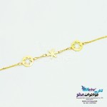 دستبند طلا - طرح برف
