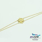 دستبند طلا - طرح گل خورشیدی