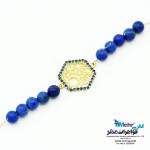 دستبند طلا و سنگ - طرح اسلیمی