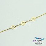 دستبند طلا - طرح برف