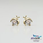 گوشواره طلا - طرح کفشدوزک