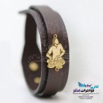دستبند طلا و چرم - طرح نوازنده