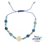 دستبند طلا و سنگ - طرح اسلیمی