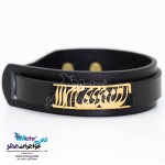 دستبند اسم طلا و چرم - طرح نیما