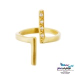 انگشتر طلا - طرح خطوط