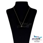 گردنبند طلا - طرح سنگ رنگی