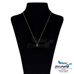 گردنبند طلا - طرح سنگ رنگی