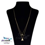 گردنبند طلا - طرح هندسی