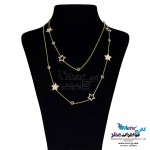 گردنبند رولباسی طلا - طرح ستاره