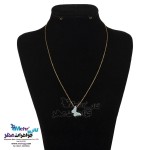 گردنبند طلا - طرح پروانه اوپالین
