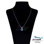 گردنبند طلا - طرح قلب اوپالین