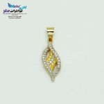 آویز طلا - طرح موج