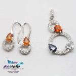نیم ست طلا - آویز و گوشواره - طرح اشک