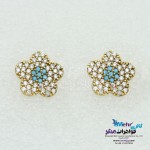 گوشواره طلا - طرح گل